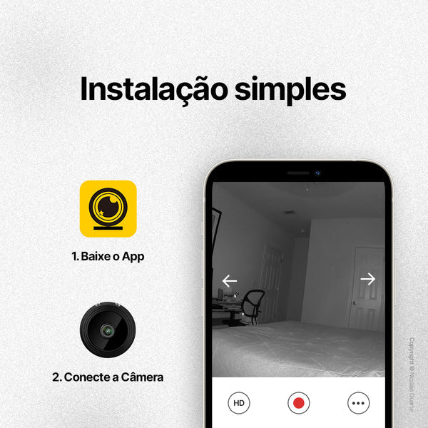 Mini Camera de Vigilância Escondida